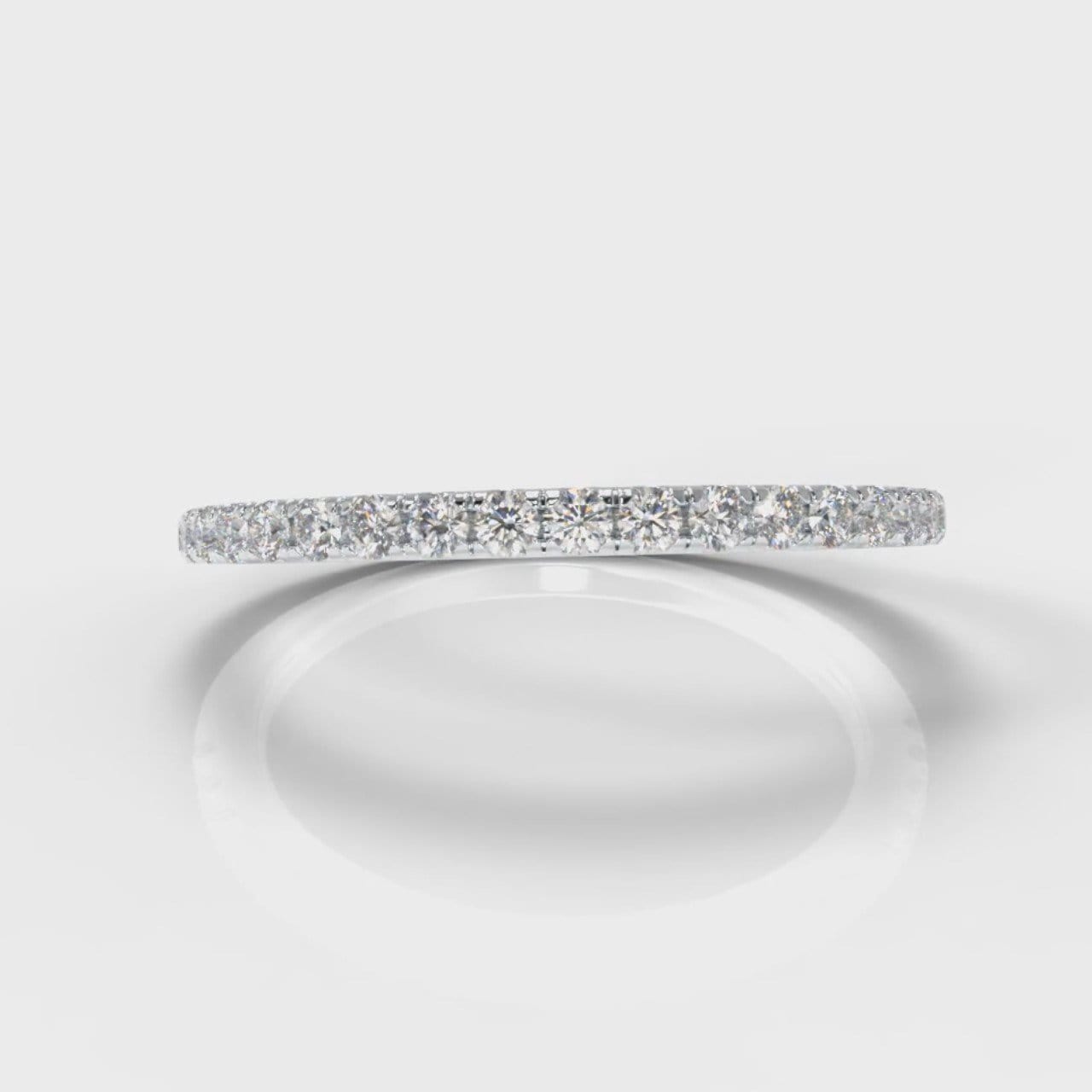 Petite Micropavé Diamond Wedding Ring