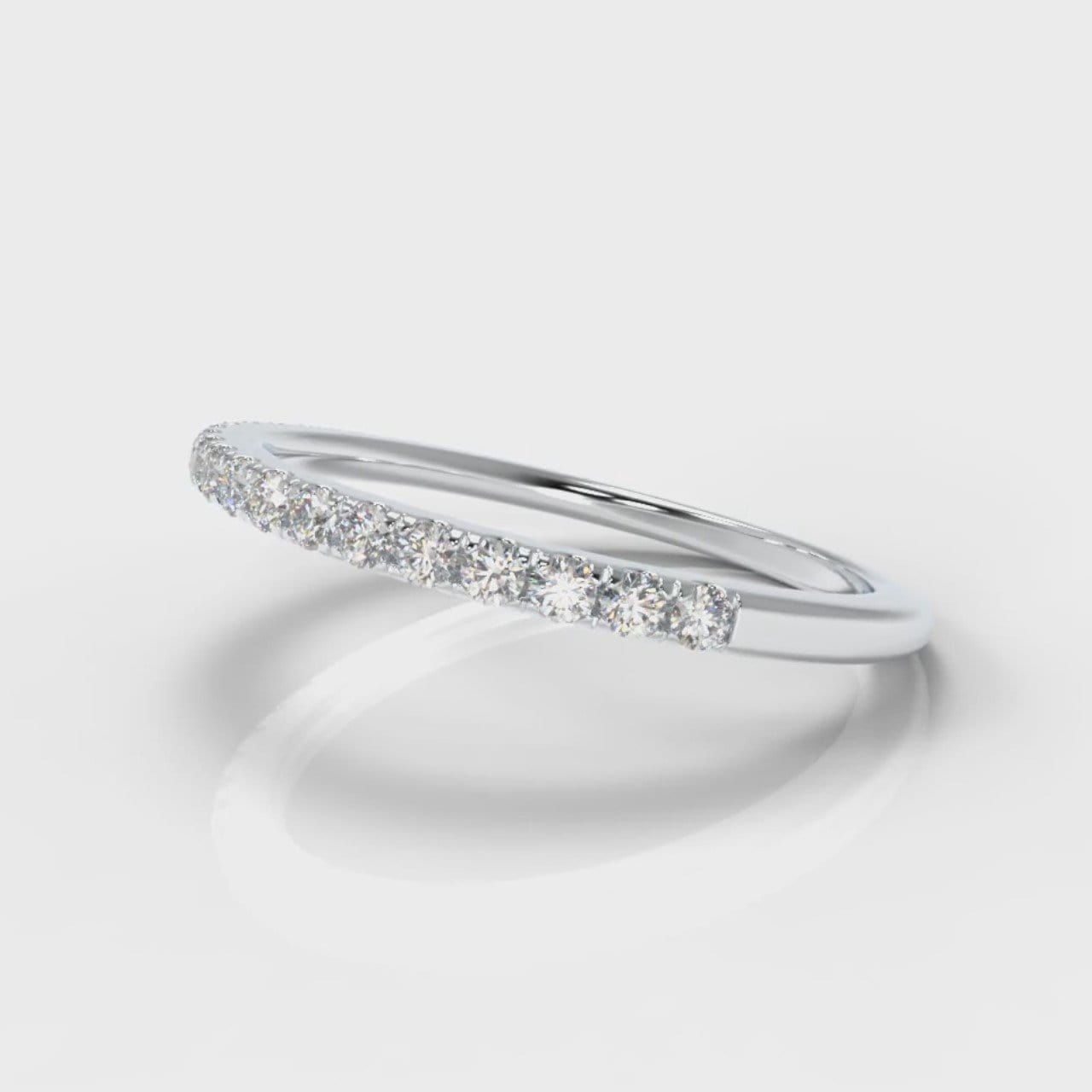 Petite Micropavé Diamond Wedding Ring