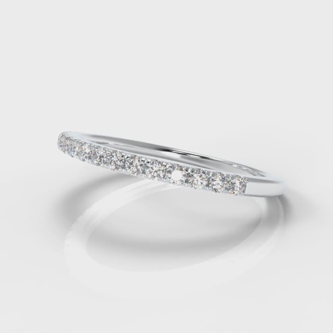 Petite Micropavé Diamond Wedding Ring