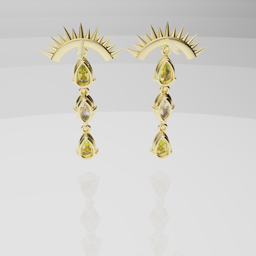 High Jewellery Sun Earrings