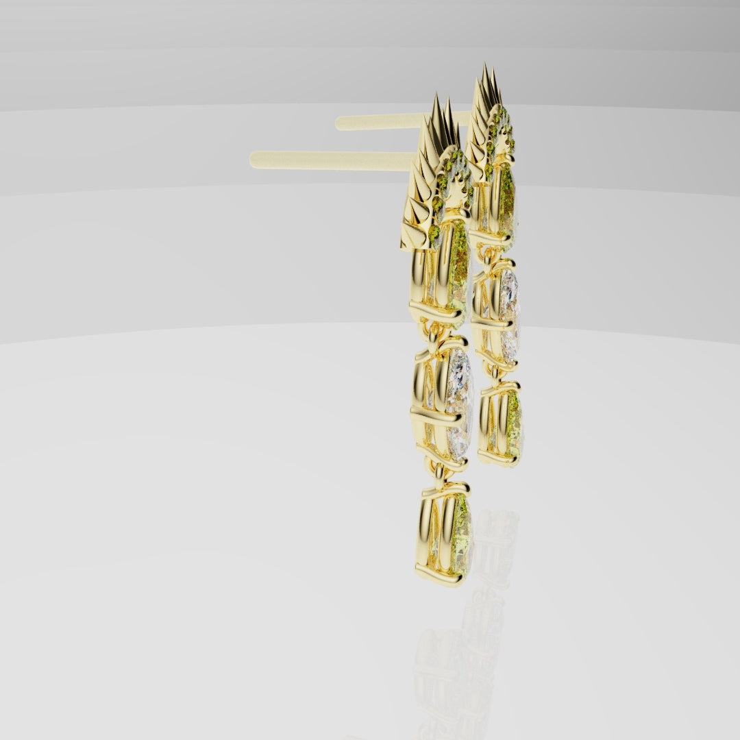 High Jewellery Sun Earrings