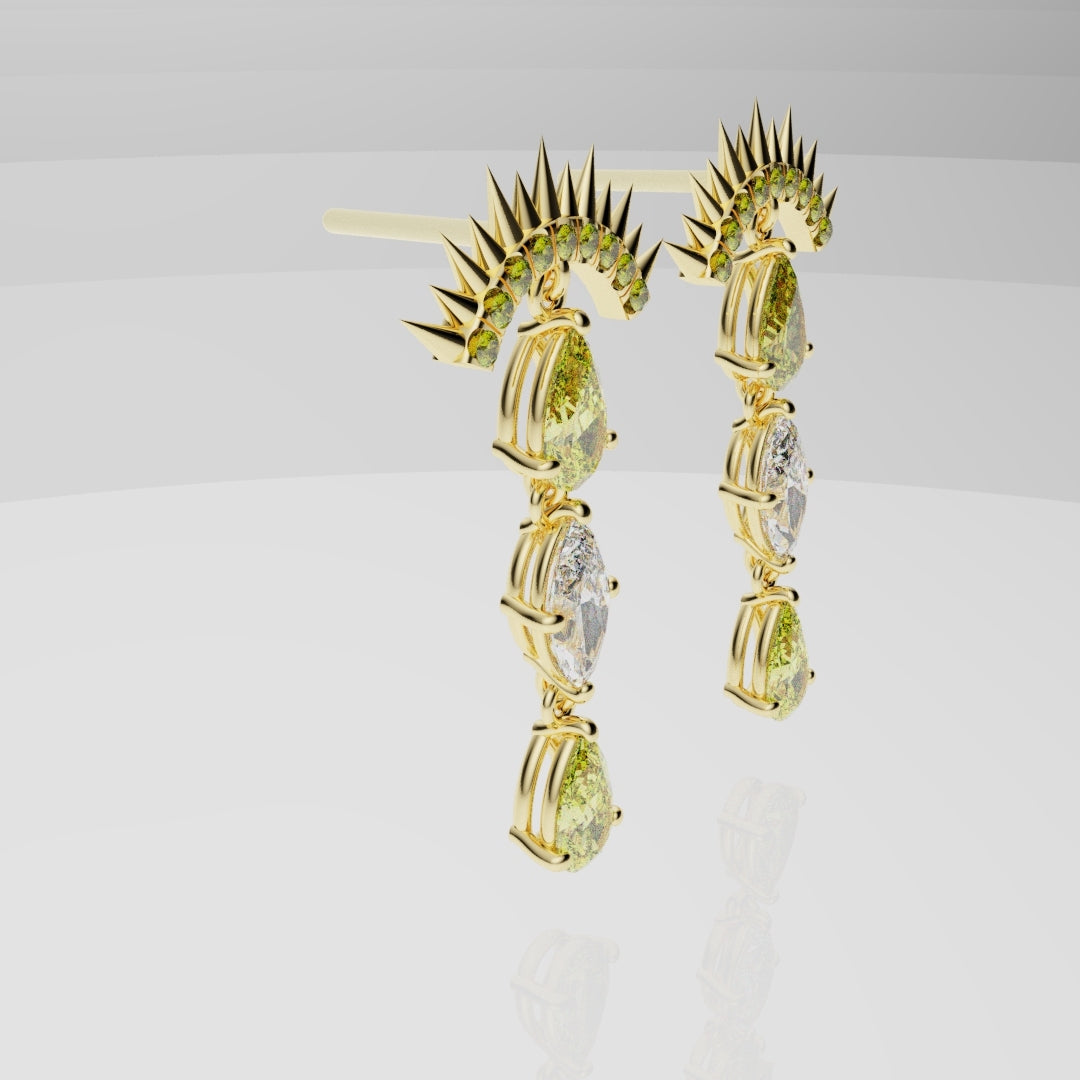 High Jewellery Sun Earrings
