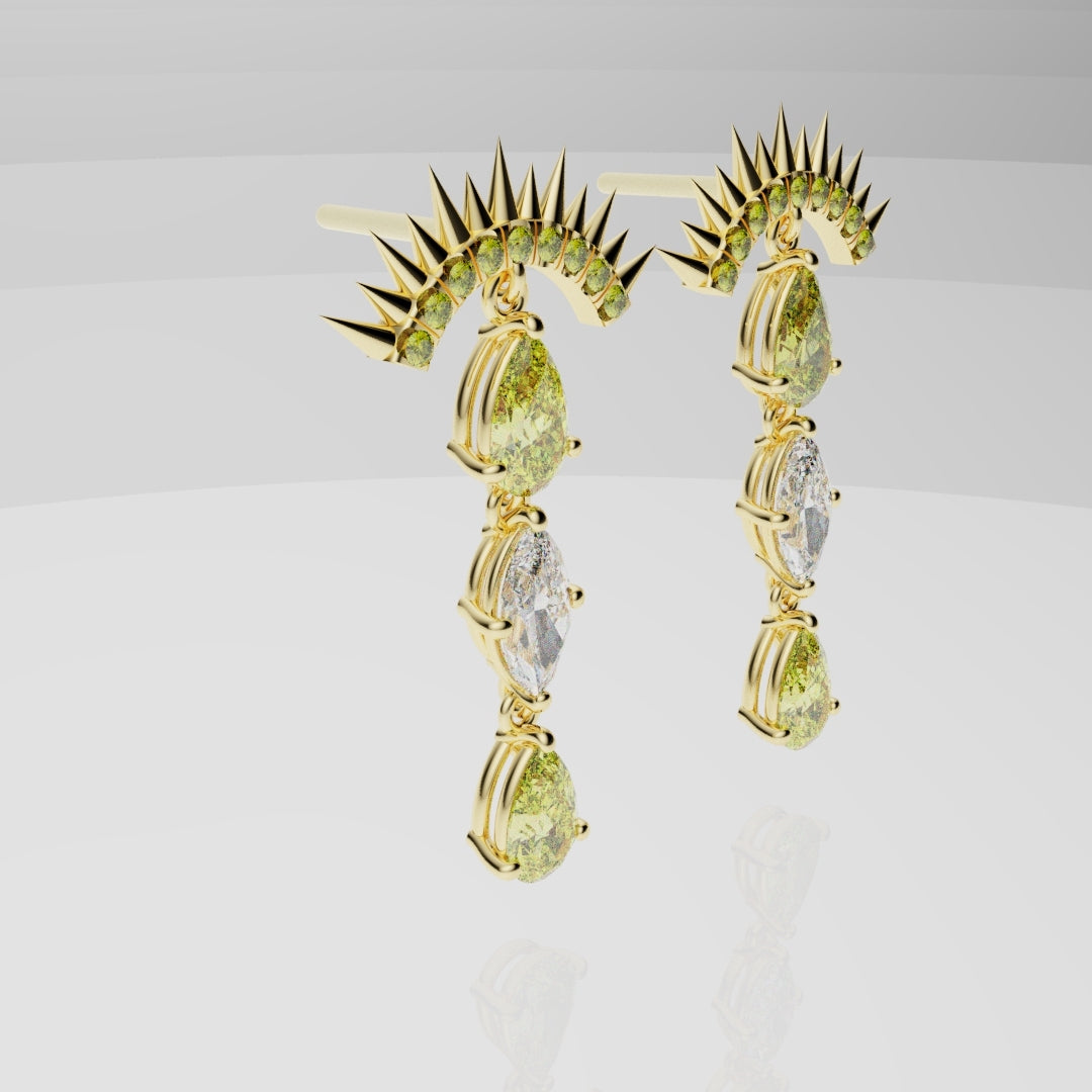 High Jewellery Sun Earrings