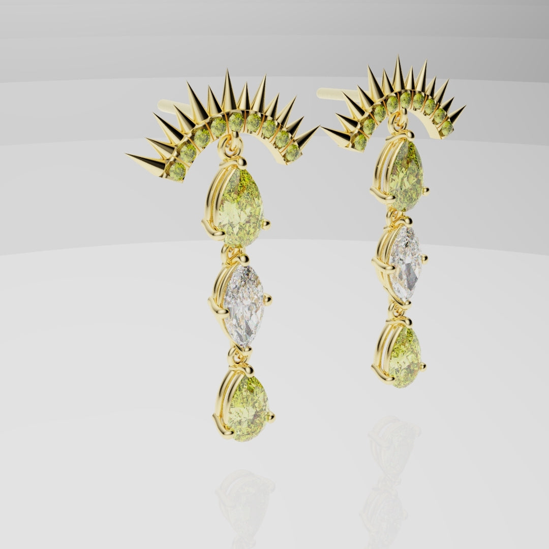 High Jewellery Sun Earrings