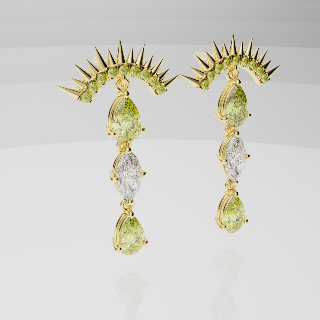 High Jewellery Sun Earrings