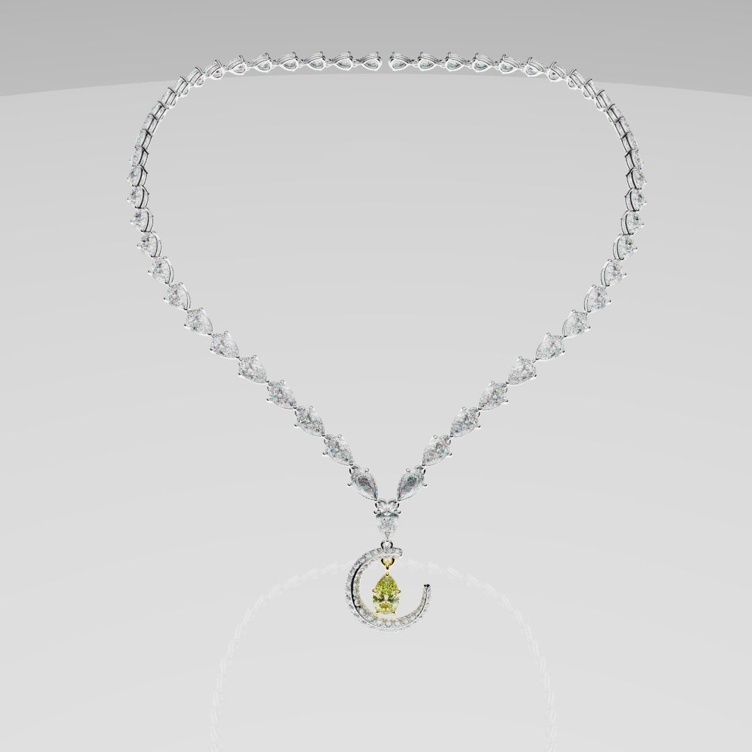 High Jewellery Moon Necklace