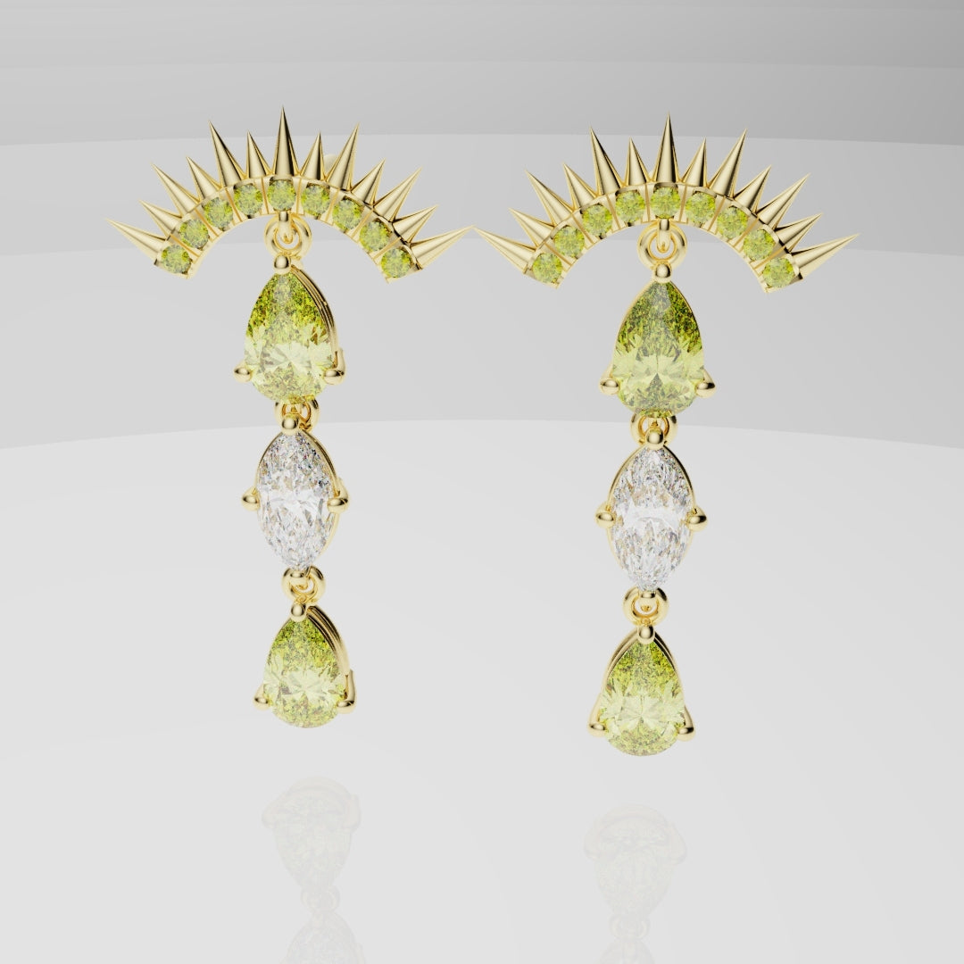 High Jewellery Sun Earrings