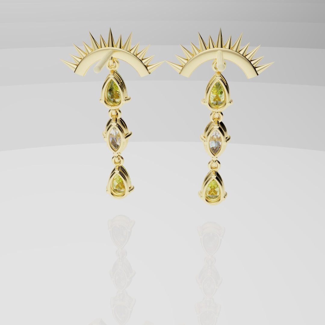 High Jewellery Sun Earrings