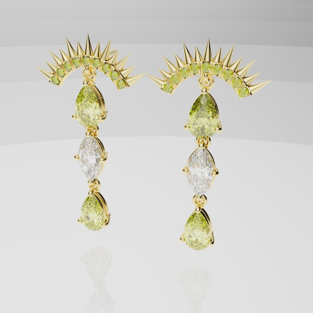 High Jewellery Sun Earrings