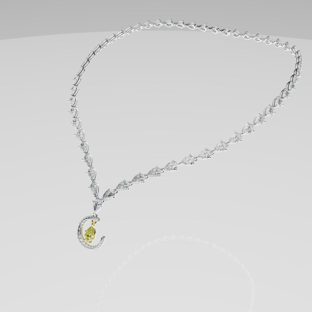High Jewellery Moon Necklace