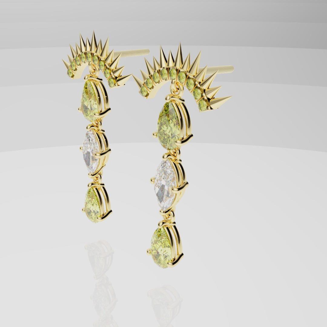 High Jewellery Sun Earrings