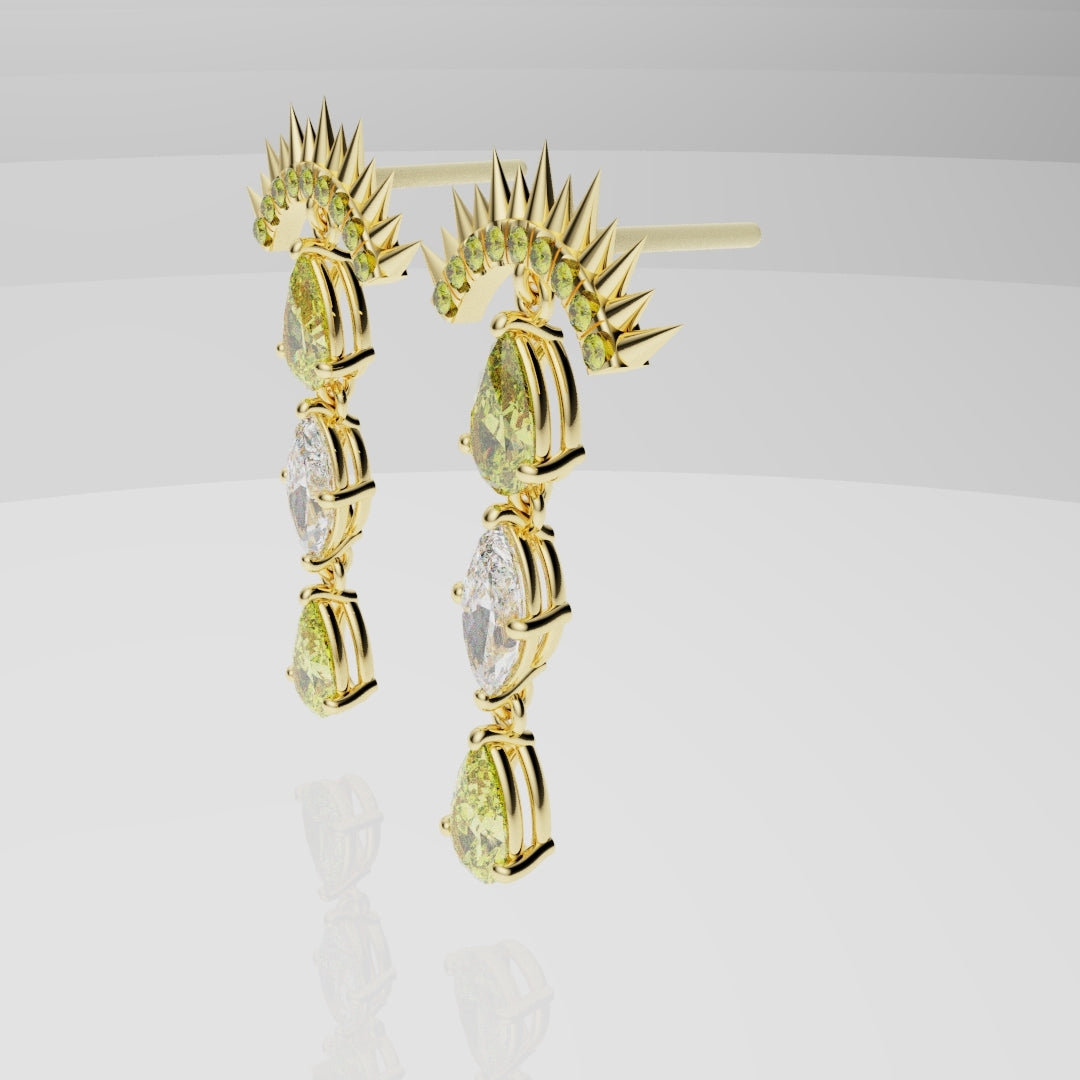 High Jewellery Sun Earrings