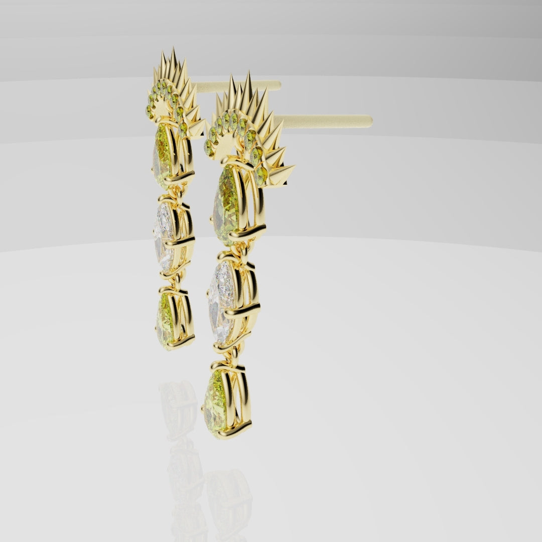 High Jewellery Sun Earrings