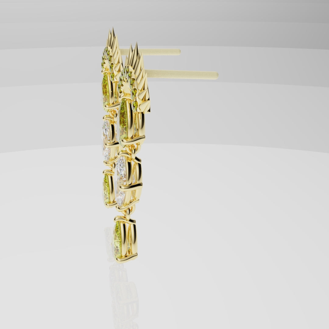 High Jewellery Sun Earrings