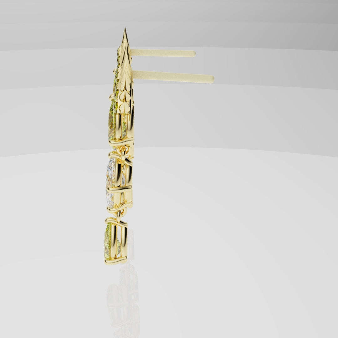 High Jewellery Sun Earrings