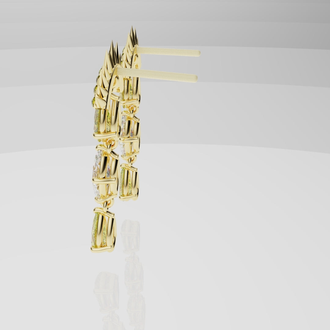 High Jewellery Sun Earrings