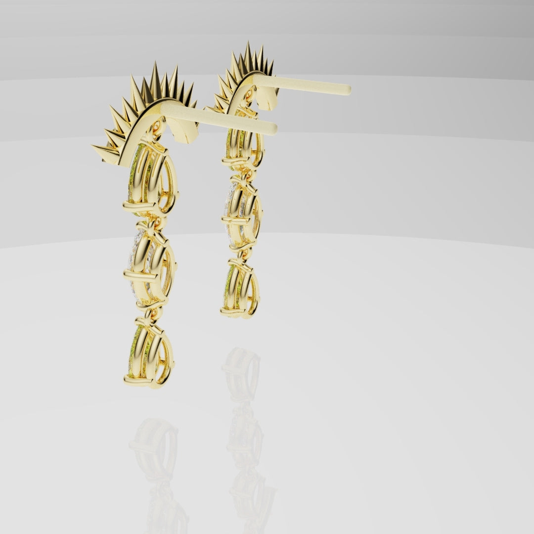 High Jewellery Sun Earrings