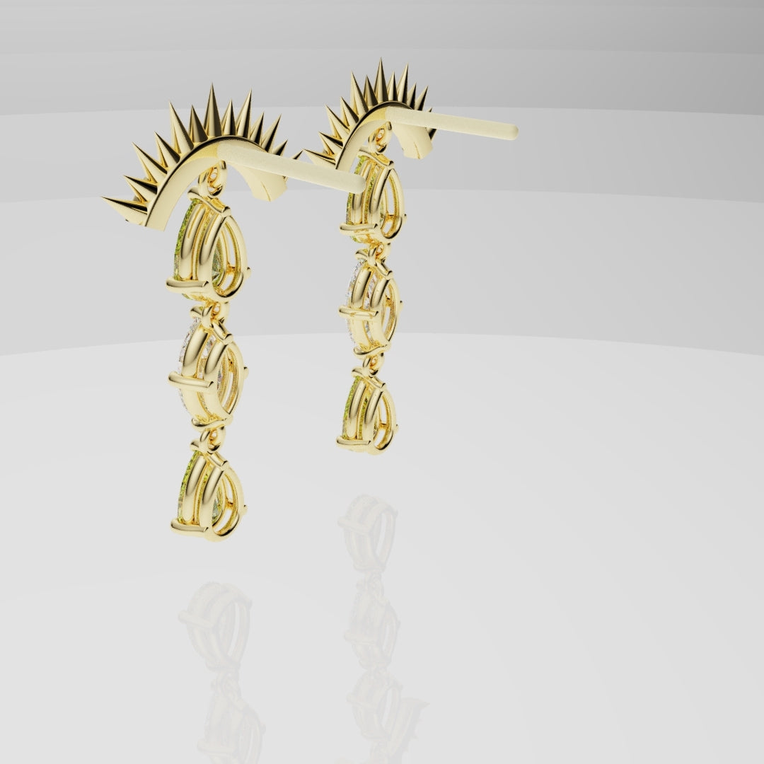High Jewellery Sun Earrings