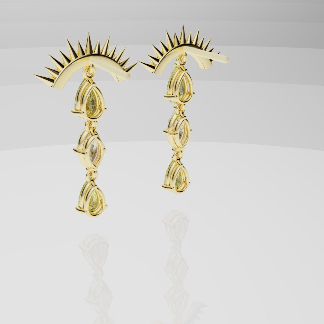 High Jewellery Sun Earrings