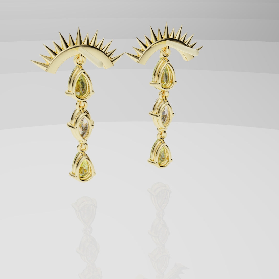 High Jewellery Sun Earrings