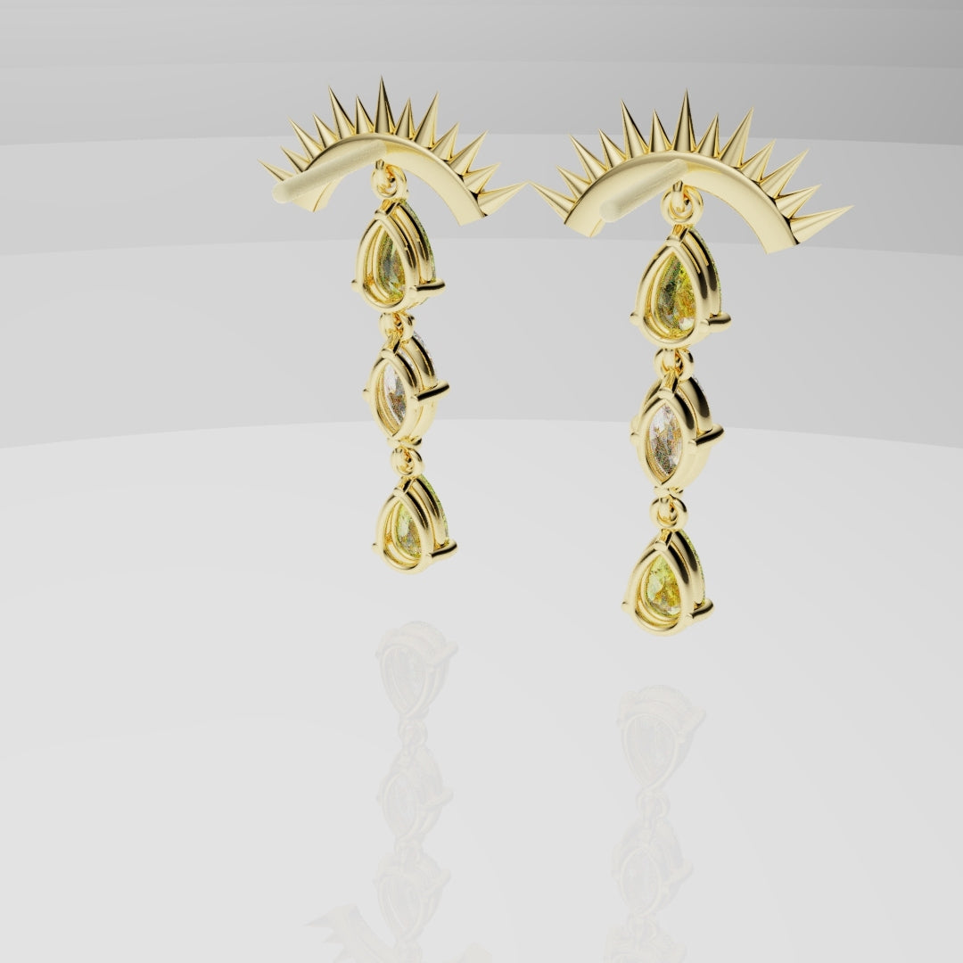 High Jewellery Sun Earrings