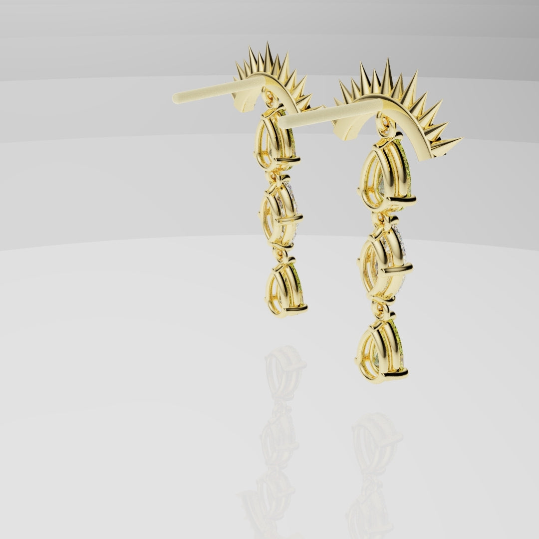 High Jewellery Sun Earrings