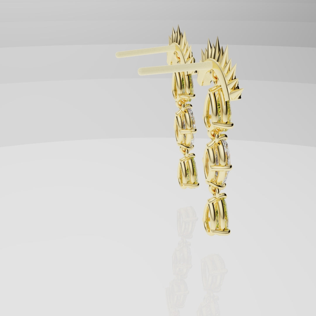 High Jewellery Sun Earrings