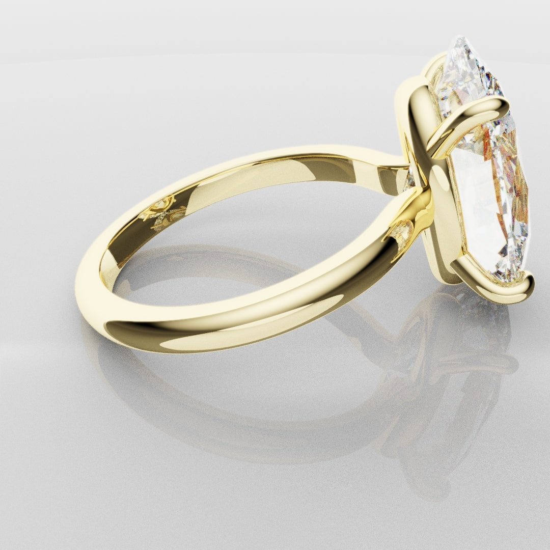 Bespoke 6ct Oval Solitaire Engagement ring