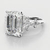 emerald cut diamond ring