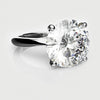 3.5ct solitaire diamond engagement ring