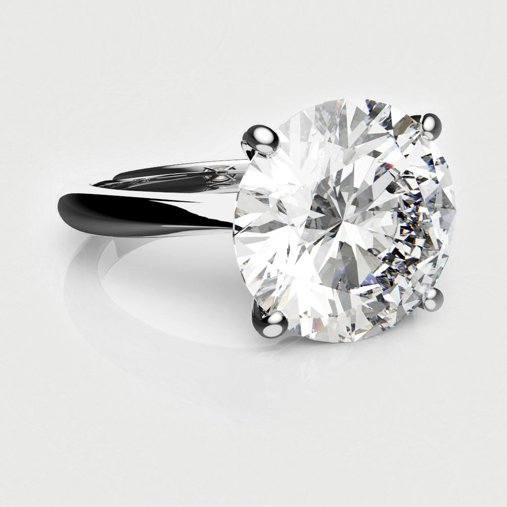 3.5ct solitaire diamond engagement ring