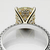 hiddden halo fancy yellow cushion cut diamond