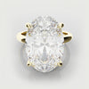 Bespoke 6ct Oval Solitaire Engagement ring