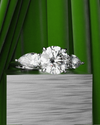 Round and Pear Trilogy Engagement Ring with Diamond Set Cathedral