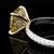 4ct cushion cut yellow diamond ring