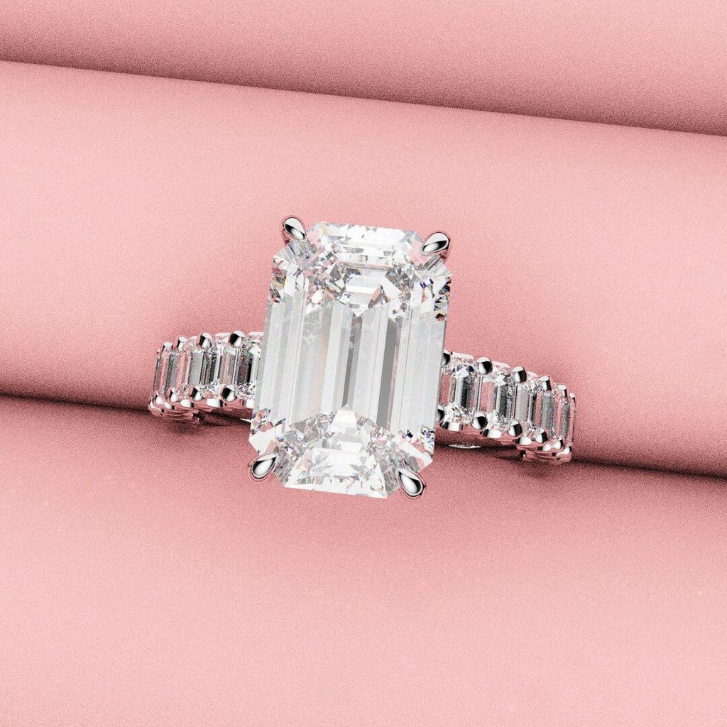 Emerald Cut Diamond Ring