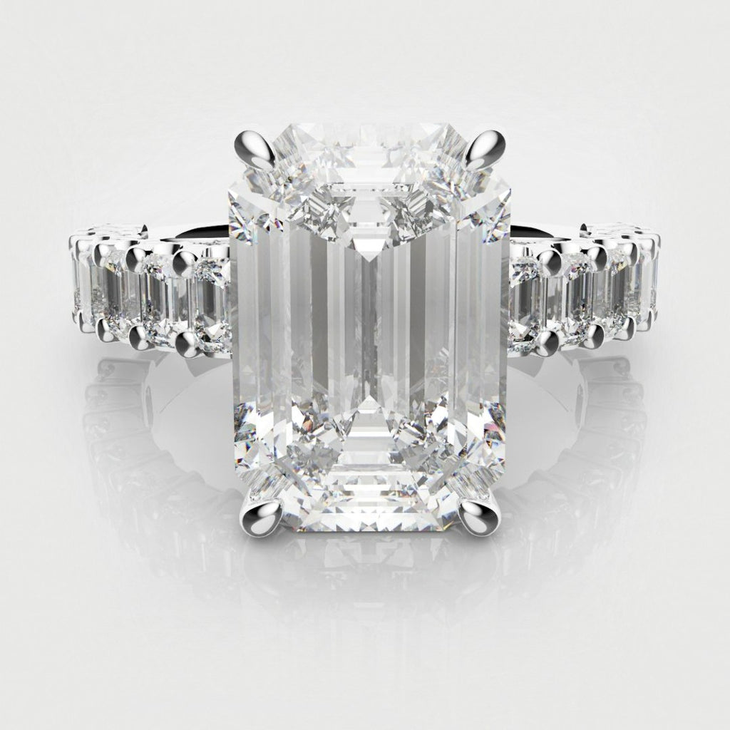 Emerald Cut Diamond Ring