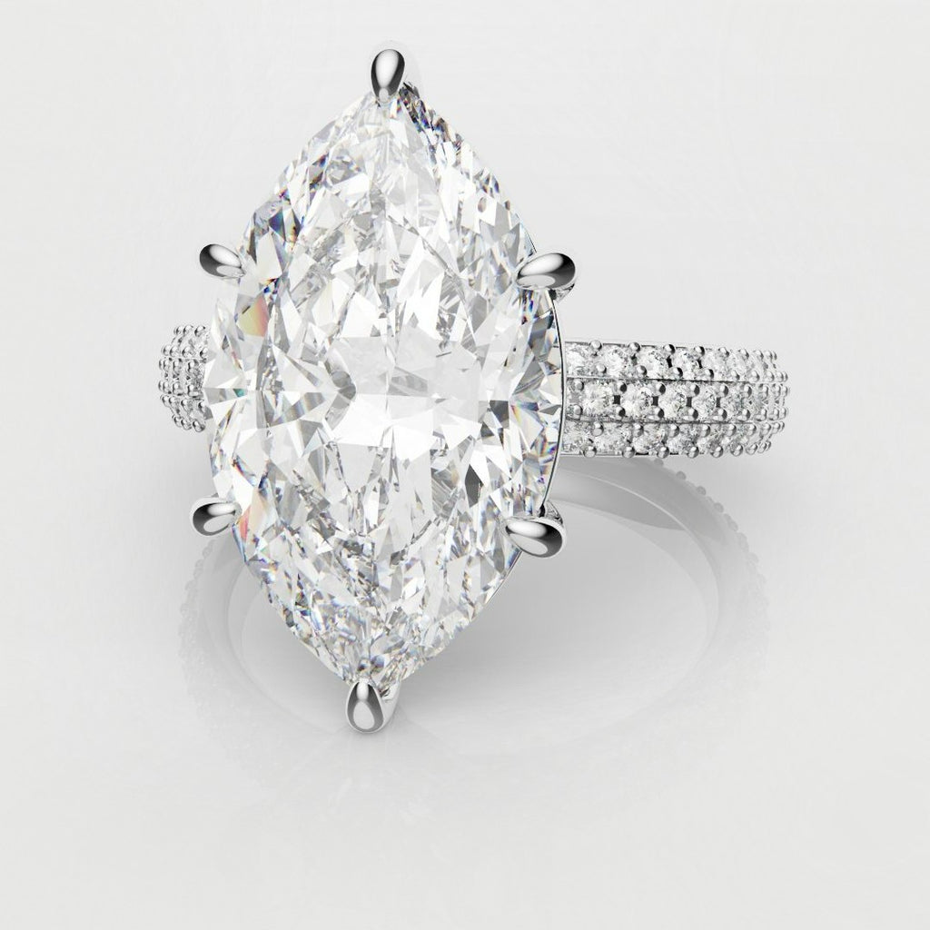 Marquise Diamond Engagement Ring