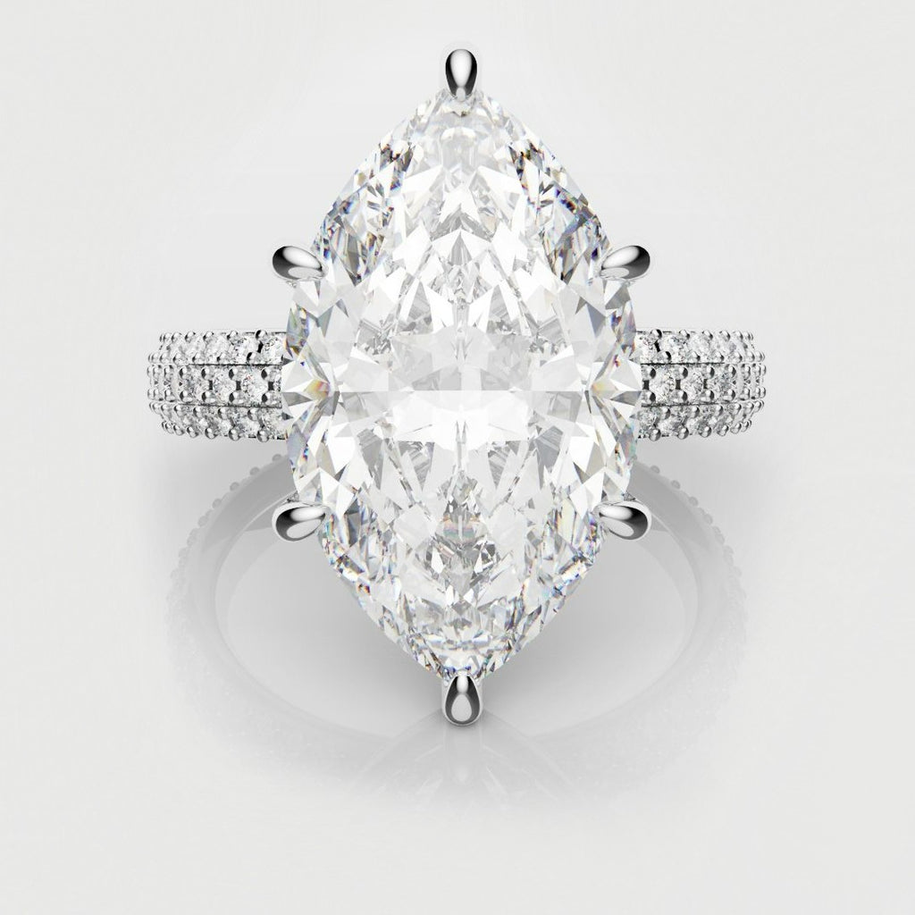 Marquise Diamond Engagement Ring