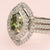 oval green diamond ring