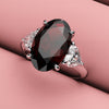 unique three stone ruby and heart diamond ring 