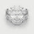 Trilogy Oval Diamond Engagement Ring