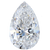 0.50 Carat D-Color VS2-Clarity Pear Diamond