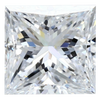 0.70 Carat E-Color SI1-Clarity Princess Diamond