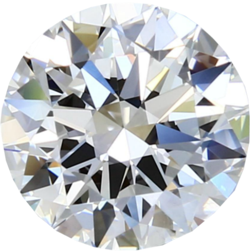 0.35 Carat F-Color SI1-Clarity Round Diamond