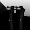 50mm Silver Shot Glasses (Plated Black)