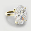 Bespoke 6ct Oval Solitaire Engagement ring