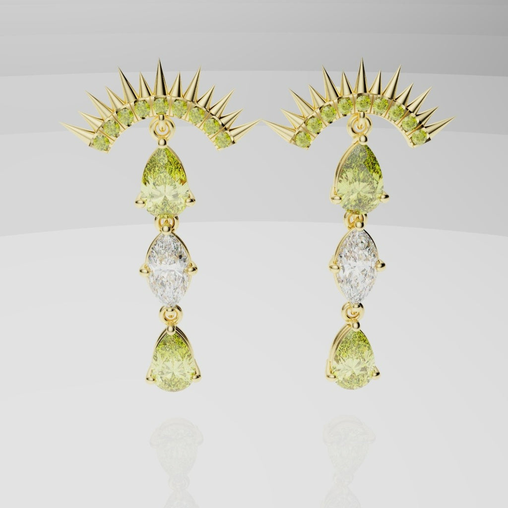 High Jewellery Sun Earrings