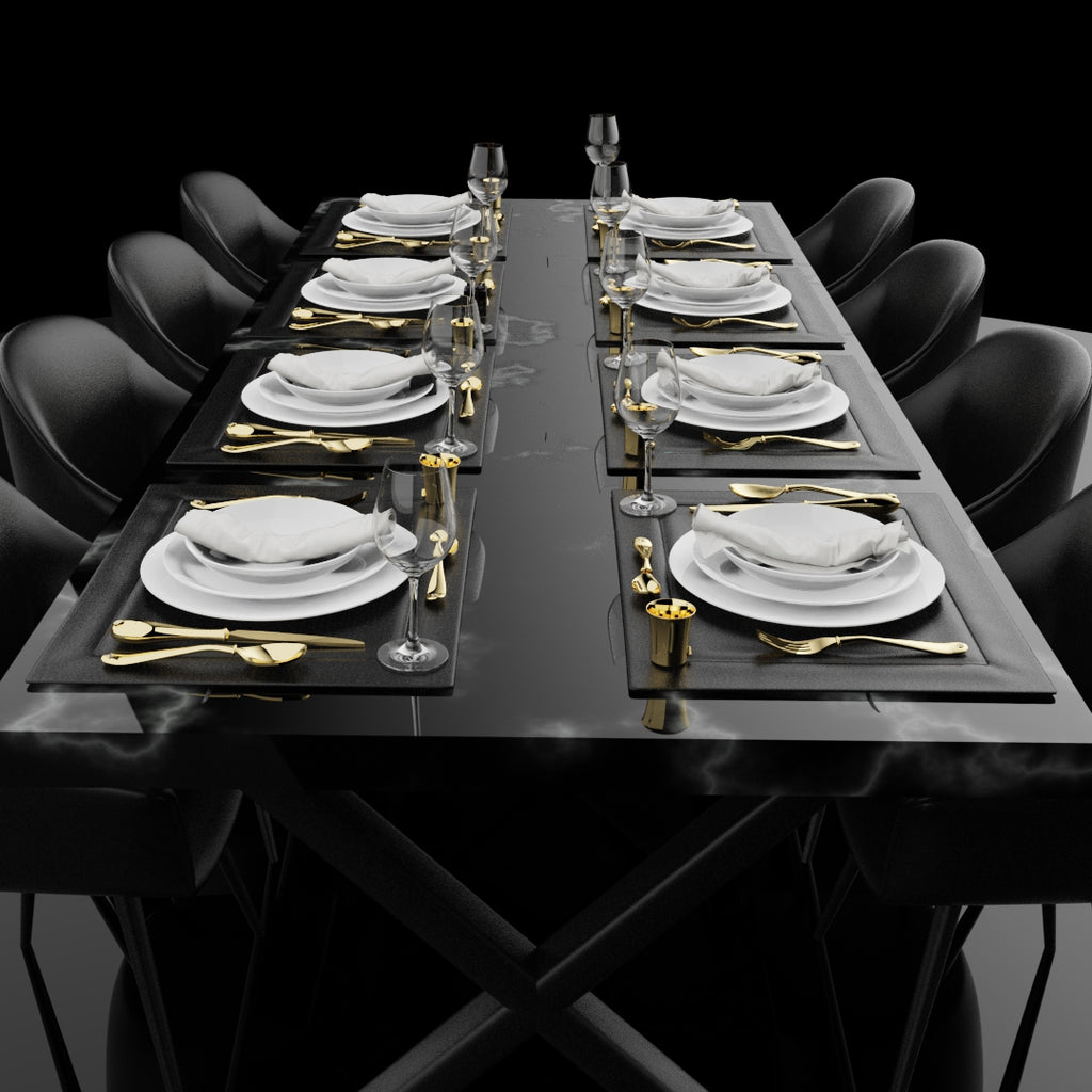 18ct Yellow Gold Cutlery Set - With 0.50ct GIA Certified Diamonds