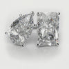 pear and radiant cut diamond ring